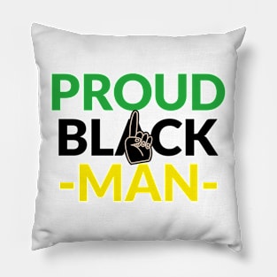 Proud Black Man Pillow