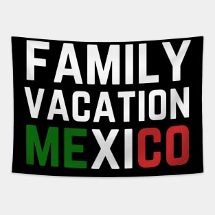 Family Vacation Mexico Tapestry