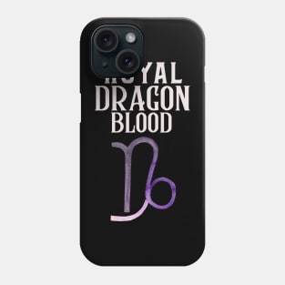 The royal dragon blood Capricorn design Phone Case