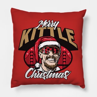 George Kittle Merry Christmas Pillow