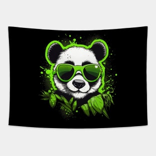 The casual hemp farmer Panda: master of cultivation and style Tapestry