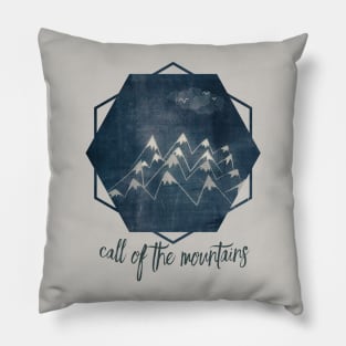 call of the mountains Pillow