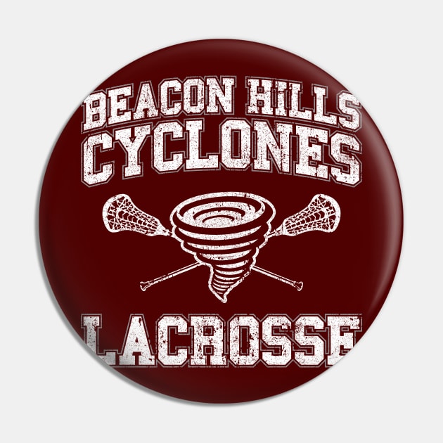 Beacon Hills Cyclones Lacrosse - Teen Wolf Pin by huckblade