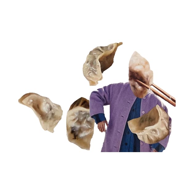 Dumpling Head by Collage Garage Gifts