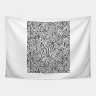 Black Feather Angle Wings Print Tapestry