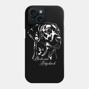 Rhodesian Ridgeback dog lover portrait Phone Case