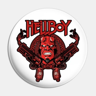 Hellboy Crest (Alt Print) Pin