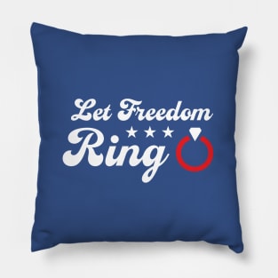 Let Freedom Ring - Memorial Day Bachelorette Party Pillow