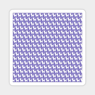 Chihuahua silhouette print (mini) lilac Magnet