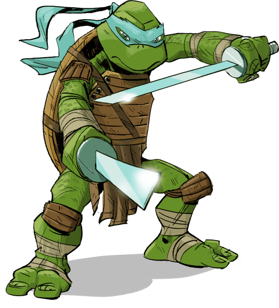 TMNT Leonardo Kids T-Shirt by markodjeska