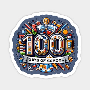 100 days of school Magnet