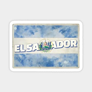 El Salvador Vintage style retro souvenir Magnet