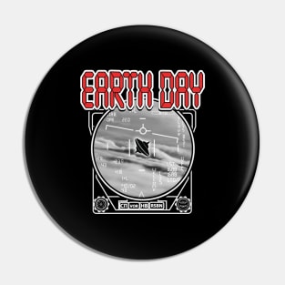 Alien Earth Day Pin