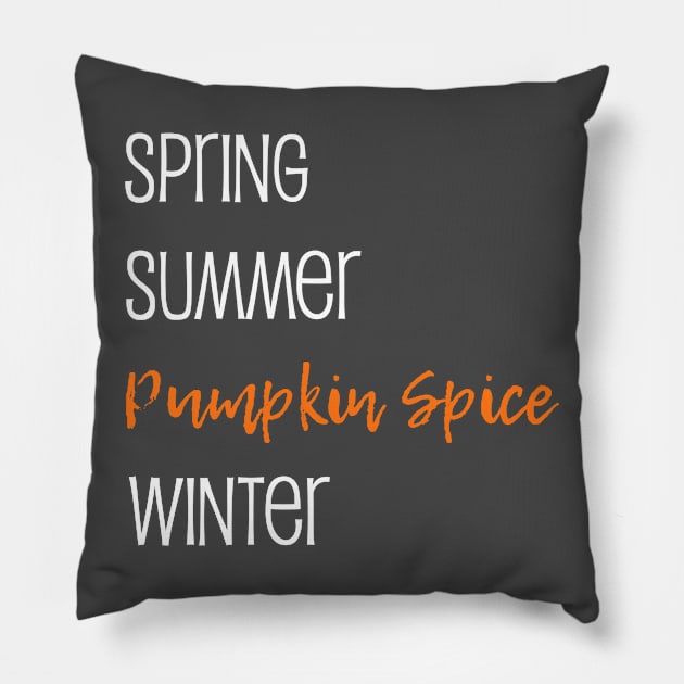 Pumpkin Spice Season Funny Fall Shirt Pillow by YellowhammerSweetTees