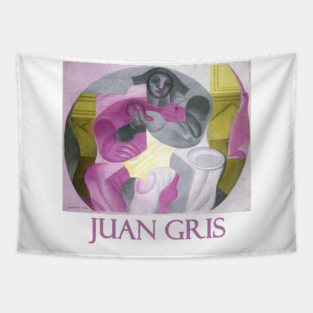 Seated Harlequin by Juan Gris Tapestry by Naves