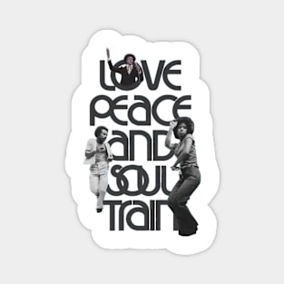 Retro Love And Soul Train Magnet