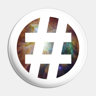 Hashtag Space Pin