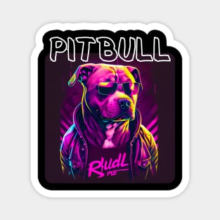 Graffiti Style - Cool Pitbull 3 Magnet