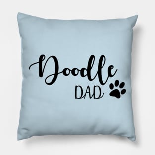 Doodle Dad Paw Pillow