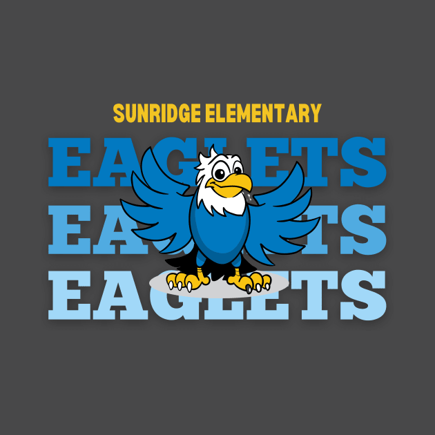 Soaring Eaglet over Mascot Name by SRES PTO