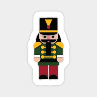 Christmas Felt Nutcracker Magnet