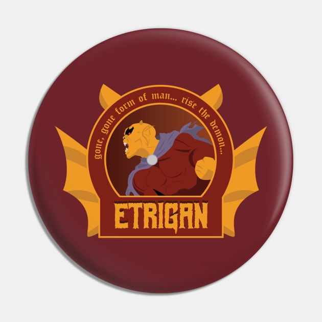 Badge Series: Etrigan Pin by LinearStudios