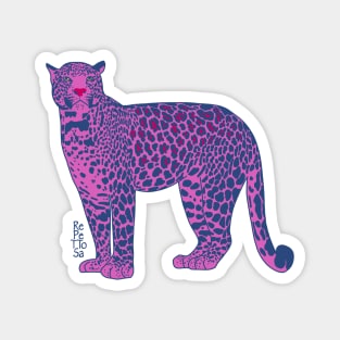 Leopard - Hot Pink Magnet