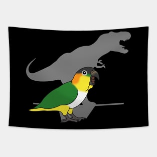 t-rex black headed caique Tapestry