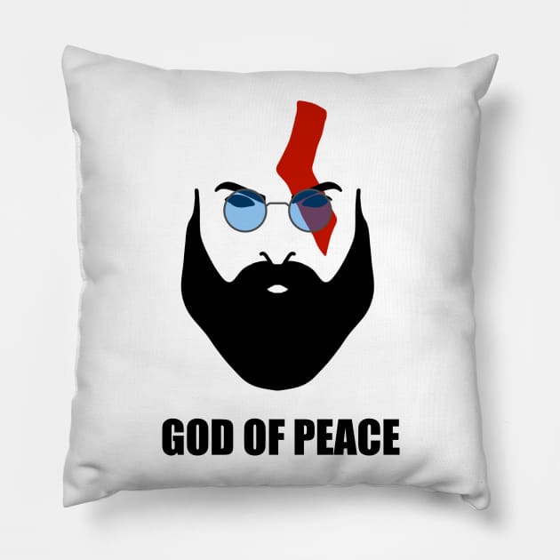 God of Peace Pillow by Yaalala