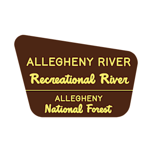 Allegheny River Recreational River sign T-Shirt