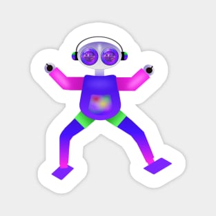 Dancing robot Magnet