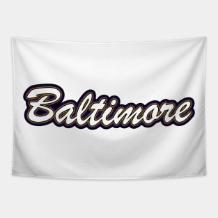 Football Fan of Baltimore Tapestry