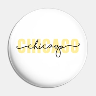 Chicago- Yellow Pin