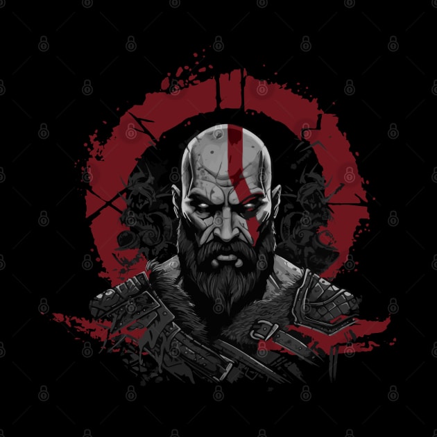 kratos - god of war by OM Des