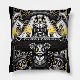 Day Of The Dead Family Pillow