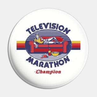 Television Marathon Champion Pin