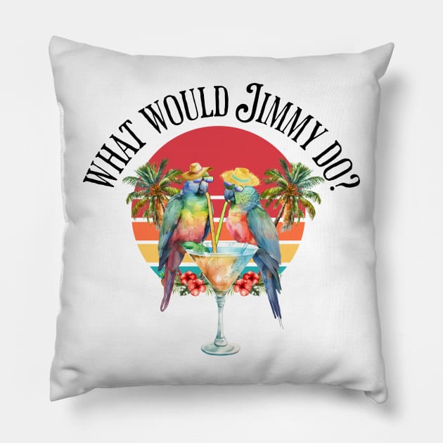 What would jimmy do Pillow by Turtle Trends Inc