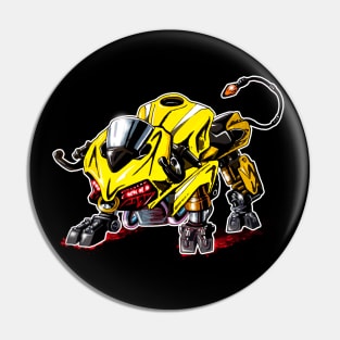 Ducati Panigale Bull Yellow Pin