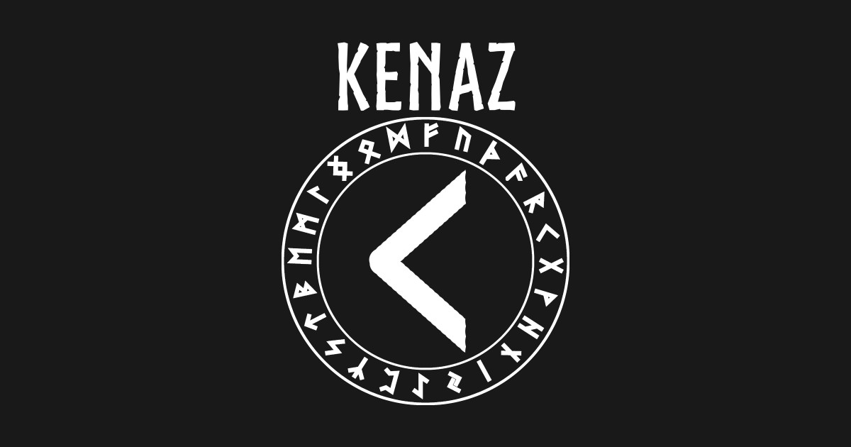 Kenaz Norse Rune of Intellect - Kenaz Rune - Hoodie | TeePublic