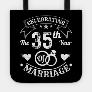 Celebrating The 35th Year Of Marriage Tote