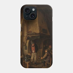 The Ice Skaters by Adriaen van Ostade Phone Case