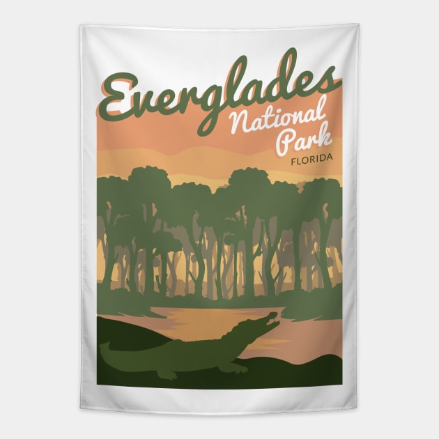 Everglades National Park Tapestry by Sachpica