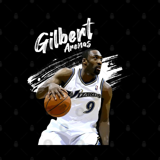 Gilbert Arenas by Aloenalone