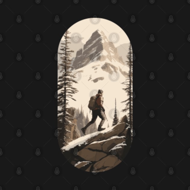 Alpine Expedition - Mountain Adventurer by DesignINKZ