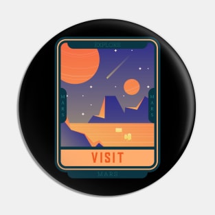 Visit Mars Pin