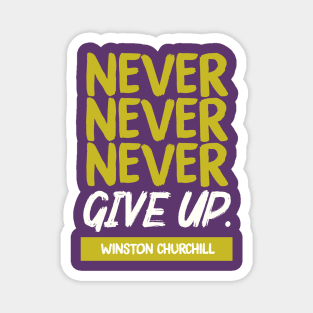 Churchill quote Magnet