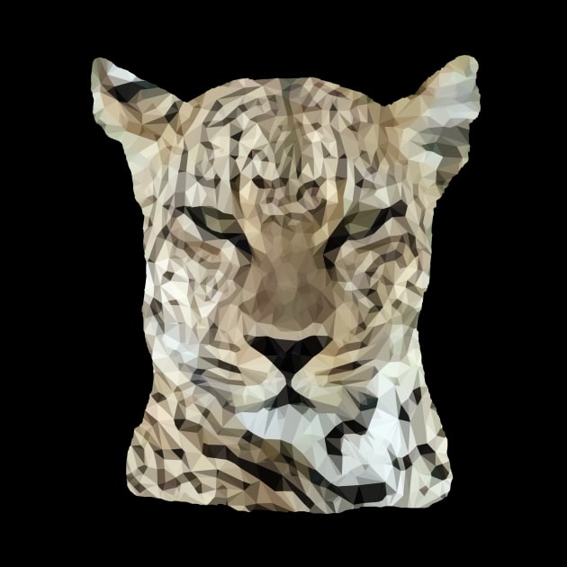 Leopard Polygon - Kenya / Africa by T-SHIRTS UND MEHR