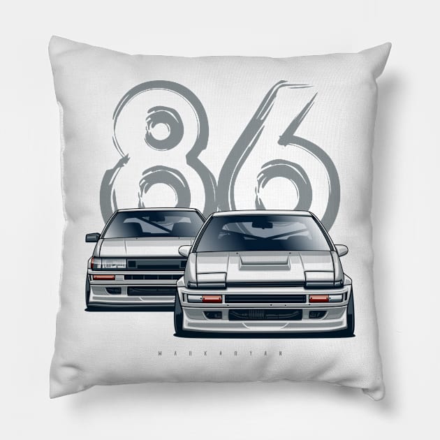 Trueno vs Levin Pillow by Markaryan