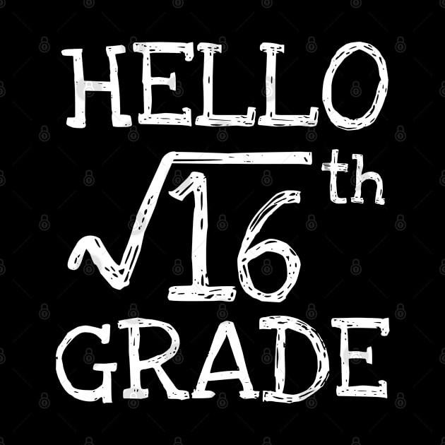 Hello 4th grade Square Root of 16 math Teacher by Daimon