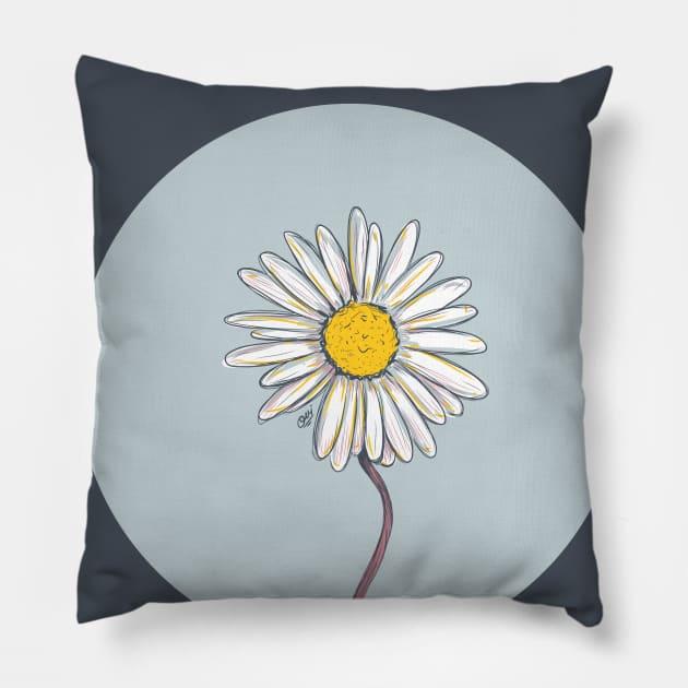 Daisy flower Pillow by viovi